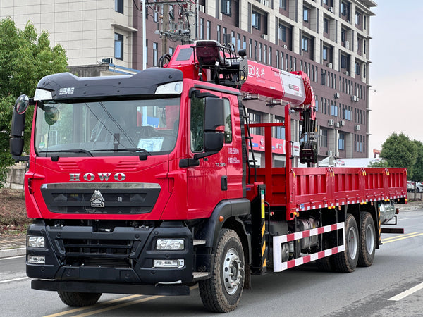 HOWO TX Rear 8-Wheel 9-Speed – Changxing 14T 5-Section Boom Truck Crane