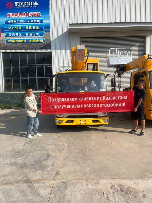 Congratulations to Our Kazakhstan Customer on Receiving Their New Truck Mounted Crane!