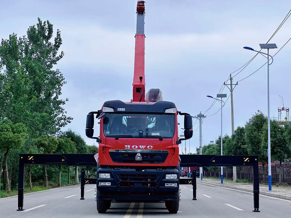 HOWO 8×4 SANY Palfinger16T Telescopic Boom Crane
