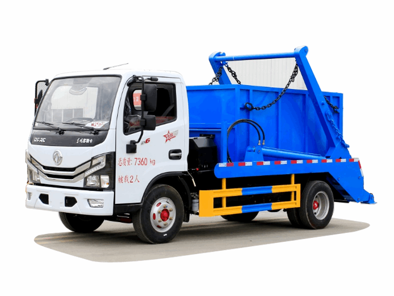 DONGFENG 4*2  small Swing arm garbage truck