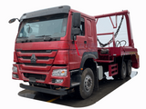 HOWO 6*4  Swing arm garbage truck