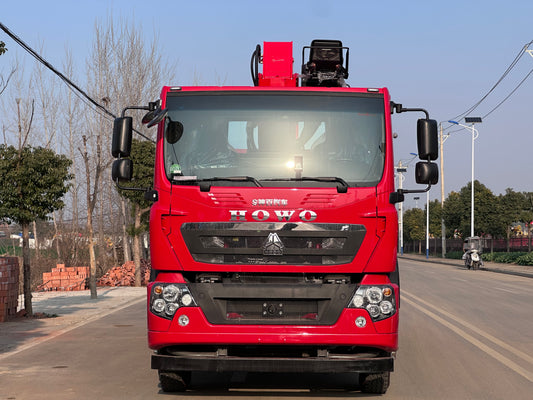 HoWo TX 4×2 Changxing 8-ton 6-section Boom Crane