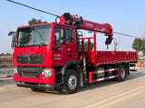 HoWo TX 4×2 Changxing 8-ton 6-section Boom Crane