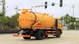 Dongfeng Dafurika 4x2 10m³ Sewage Suction Truck