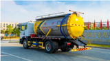 Dongfeng D9 4x2 12 cubic meter sewage suction truck
