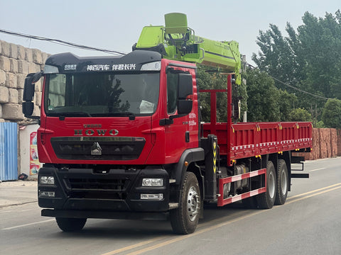 Howo TX 6x4 Zoomlion 14T 5-section Boom Truck Mounted Crane