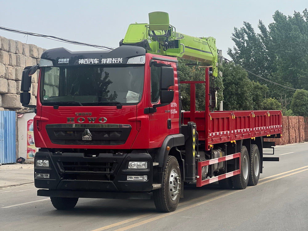 Howo TX 6x4 Zoomlion 14T 5-section Boom Truck Mounted Crane