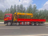 HOWO 8×4, Weichai 380HP, XCMG 14-ton Truck-mounted Crane