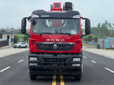 Howo 8x4 with Weichai 350 HP Engine, Changxing 14-ton Truck-mounted Crane