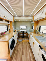 BYD T5 Flat Roof Camper Van with Front Overhead Bed