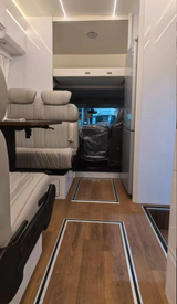 BYD T5 Flat Roof Camper Van with Front Overhead Bed