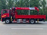 HOWO TX Single-Axle  270HP · Changxing 8-Ton Truck Crane