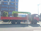 Dongfeng Tianjin 6x4 truck with a 12-ton, five-section Zoomlion crane
