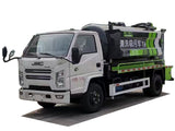 JMC 4x2 sludge transport truck  2 square water tank 4 square waste tank