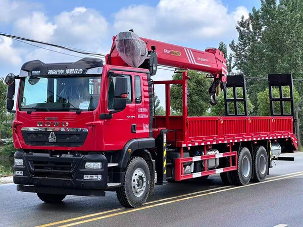 HOWO 6×4 SANY Palfinger14T Telescopic Boom Crane