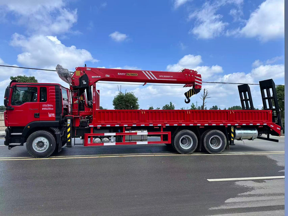 HOWO 6×4 SANY Palfinger14T Telescopic Boom Crane